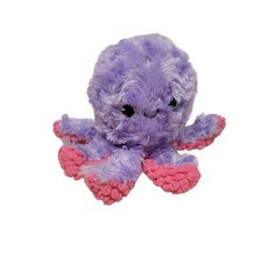Mty International Plush Octupus Purple Pink Stuffed Animal 5"